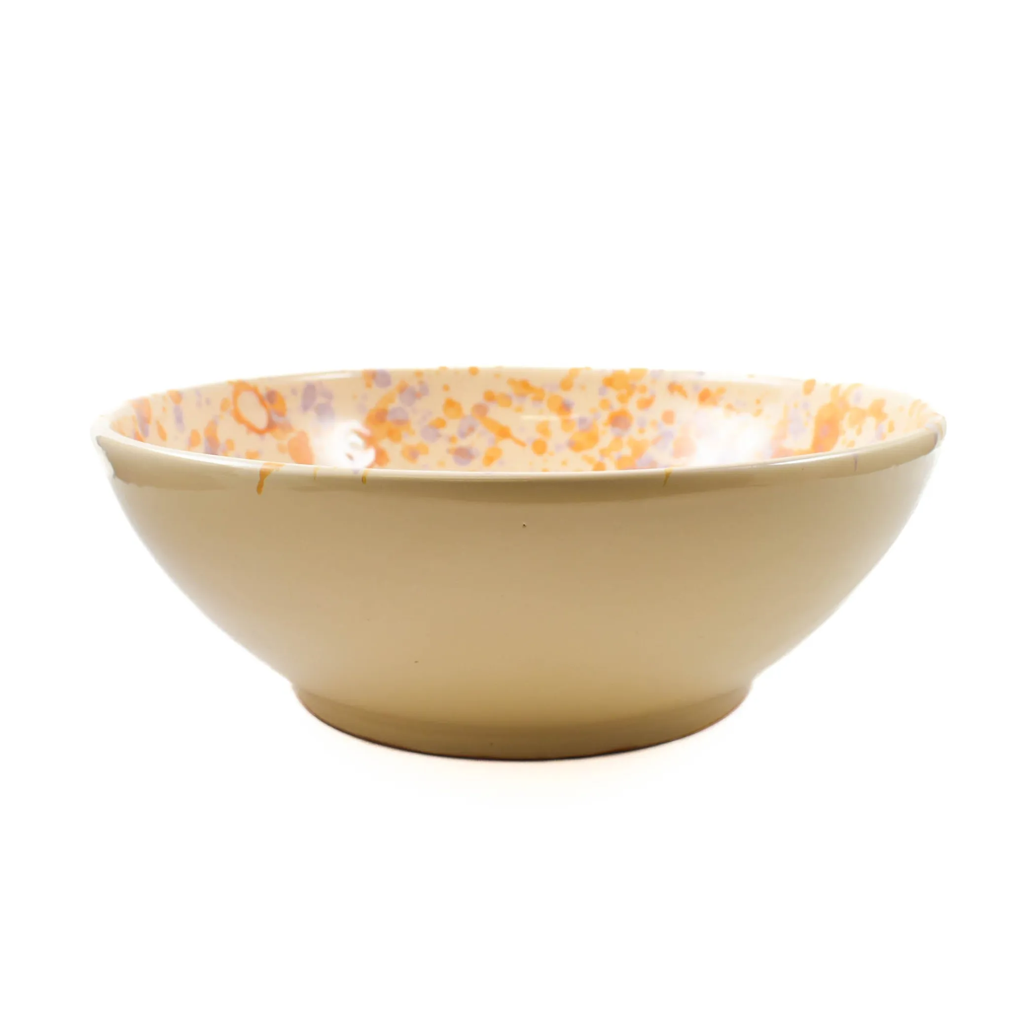New Puglia Lilac and Yellow Splatter Large Salad Bowl, 28cm Tableware Brands|Crockery & Dinnerware