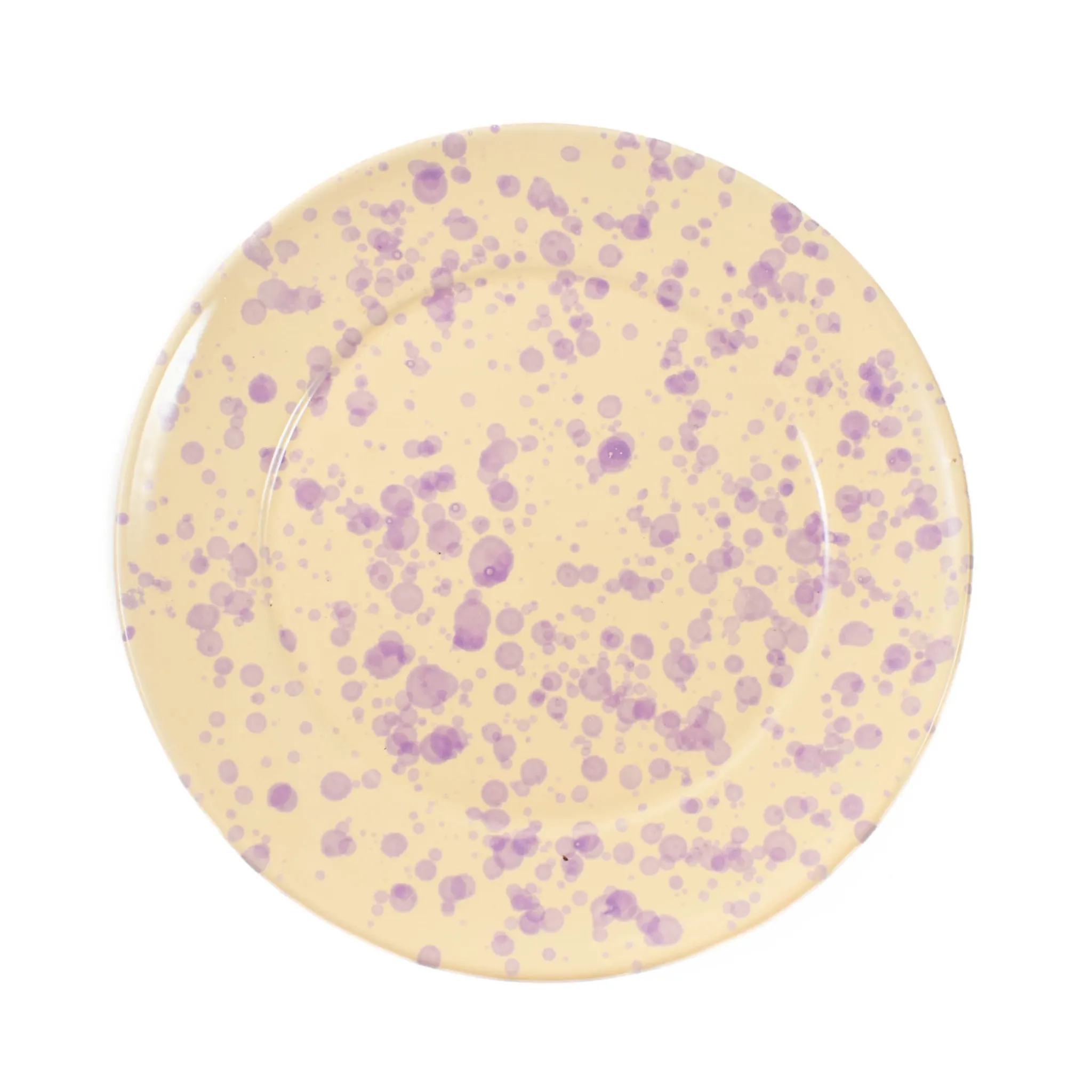 Hot Puglia Lilac Splatter Dinner Plate, 27cm Plates|Crockery & Dinnerware