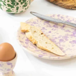 Hot Puglia Lilac Splatter Dinner Plate, 27cm Plates|Crockery & Dinnerware