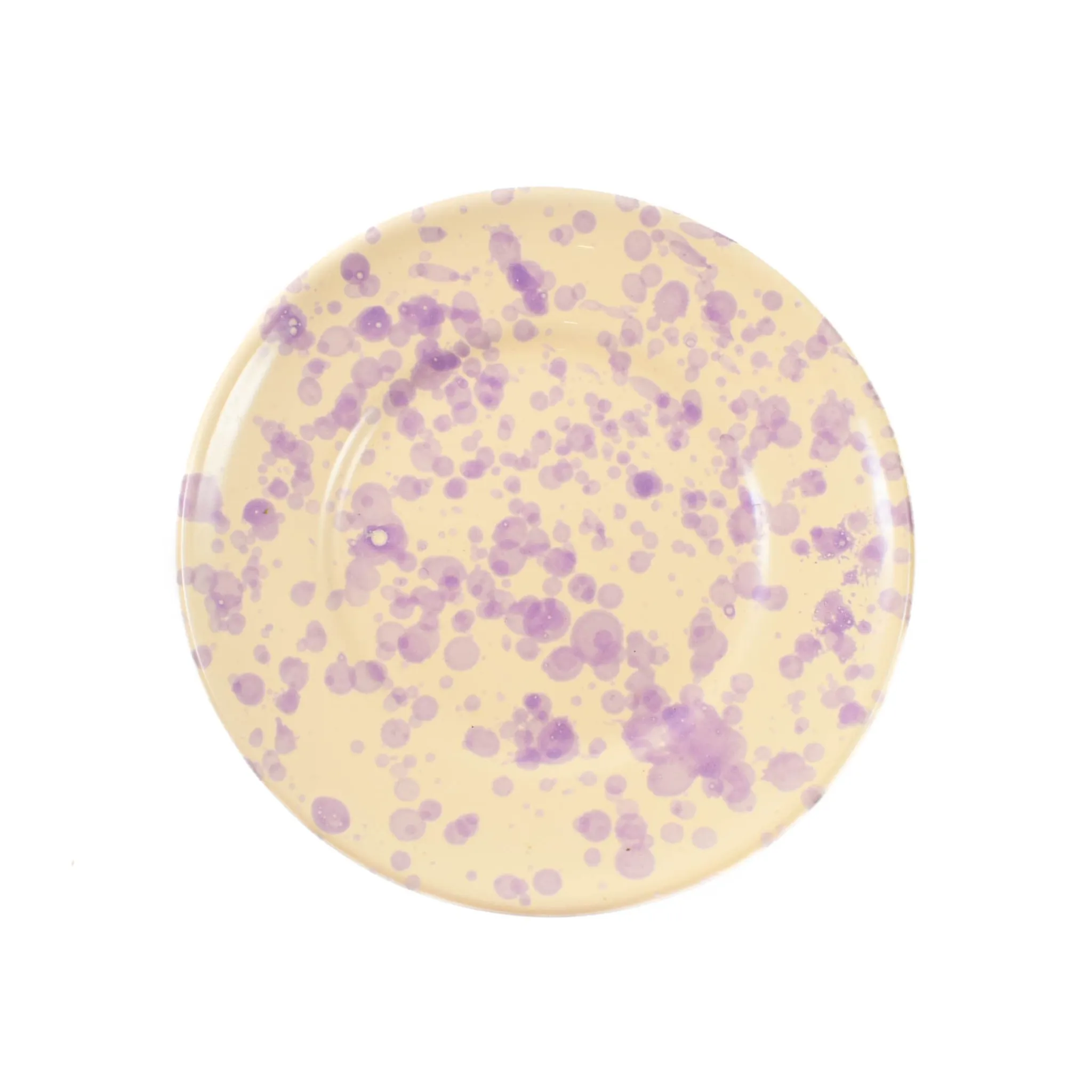 Clearance Puglia Lilac Splatter Side Plate, 19cm Plates|Crockery & Dinnerware