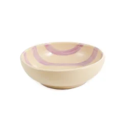 New Puglia Lilac Stripe Bowl, 19cm Crockery & Dinnerware|Bowls