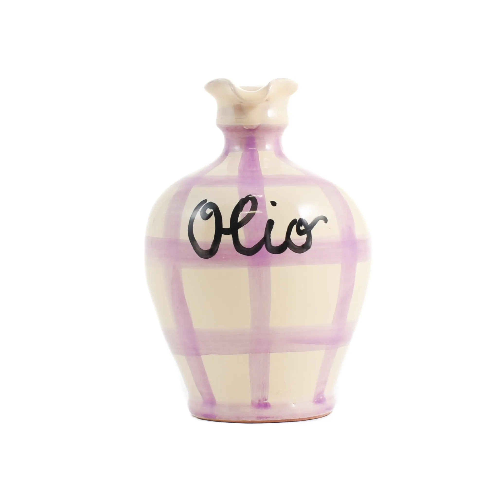 Hot Puglia Lilac Stripe Oil Bottle, 250ml Jugs & Bottles|Tableware Brands