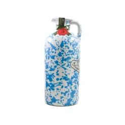 Outlet Puglian Extra Virgin Olive Oil in Light Blue Splatter Ceramic Bottle, 500ml Ingredients Brands|Oil, Vinegar & Dressings