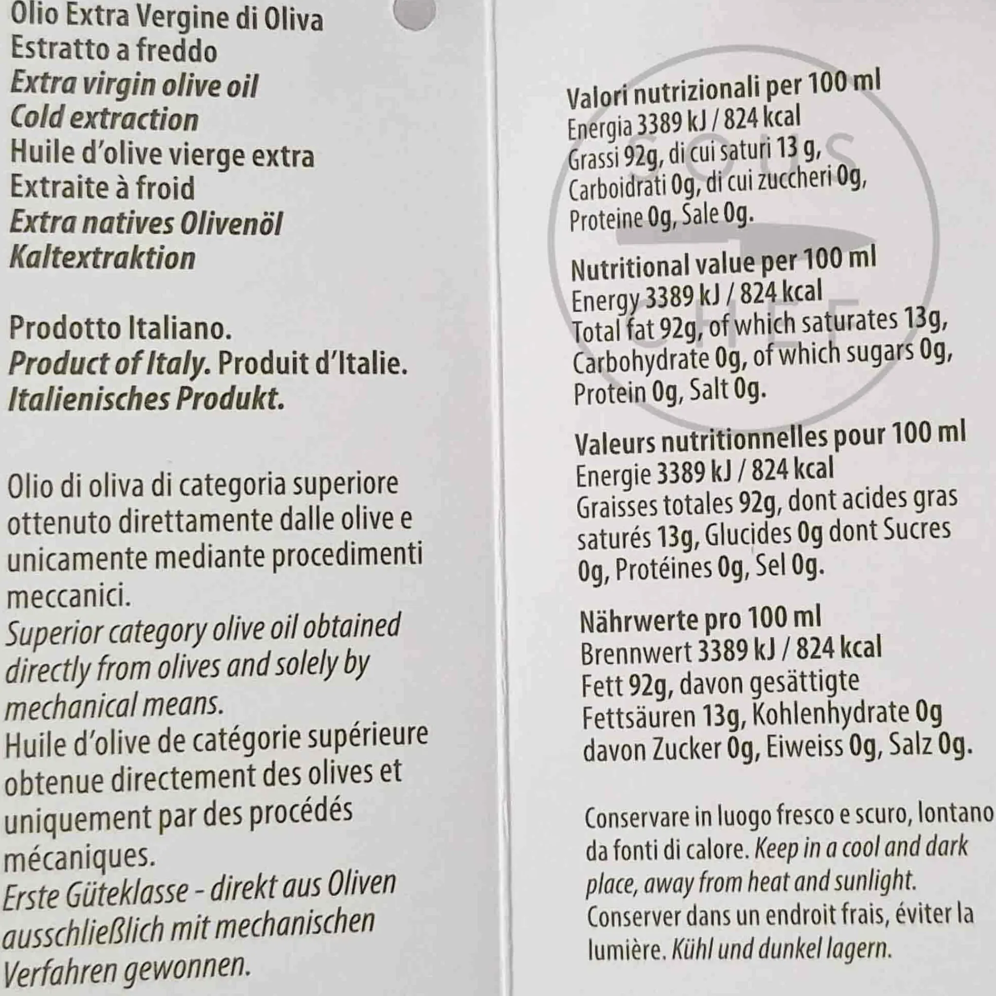 Sale Puglian Extra Virgin Olive Oil in Arte Blue Glass Bottle, 500ml Ingredients Brands|Oil, Vinegar & Dressings