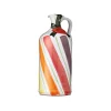Best Puglian Extra Virgin Olive Oil in Rainbow Striped Ceramic Bottle, 500ml Ingredients Brands|Italian Ingredients
