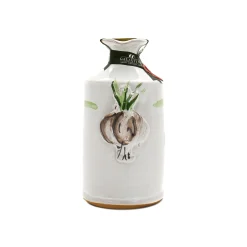 Sale Puglian Olive Oil with Garlic in Terracotta Bottle, 250ml Ingredients Brands|Italian Ingredients