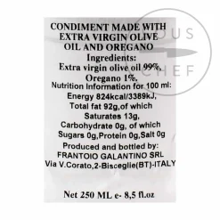 Outlet Puglian Olive Oil with Oregano in Terracotta Bottle, 250ml Ingredients Brands|Italian Ingredients