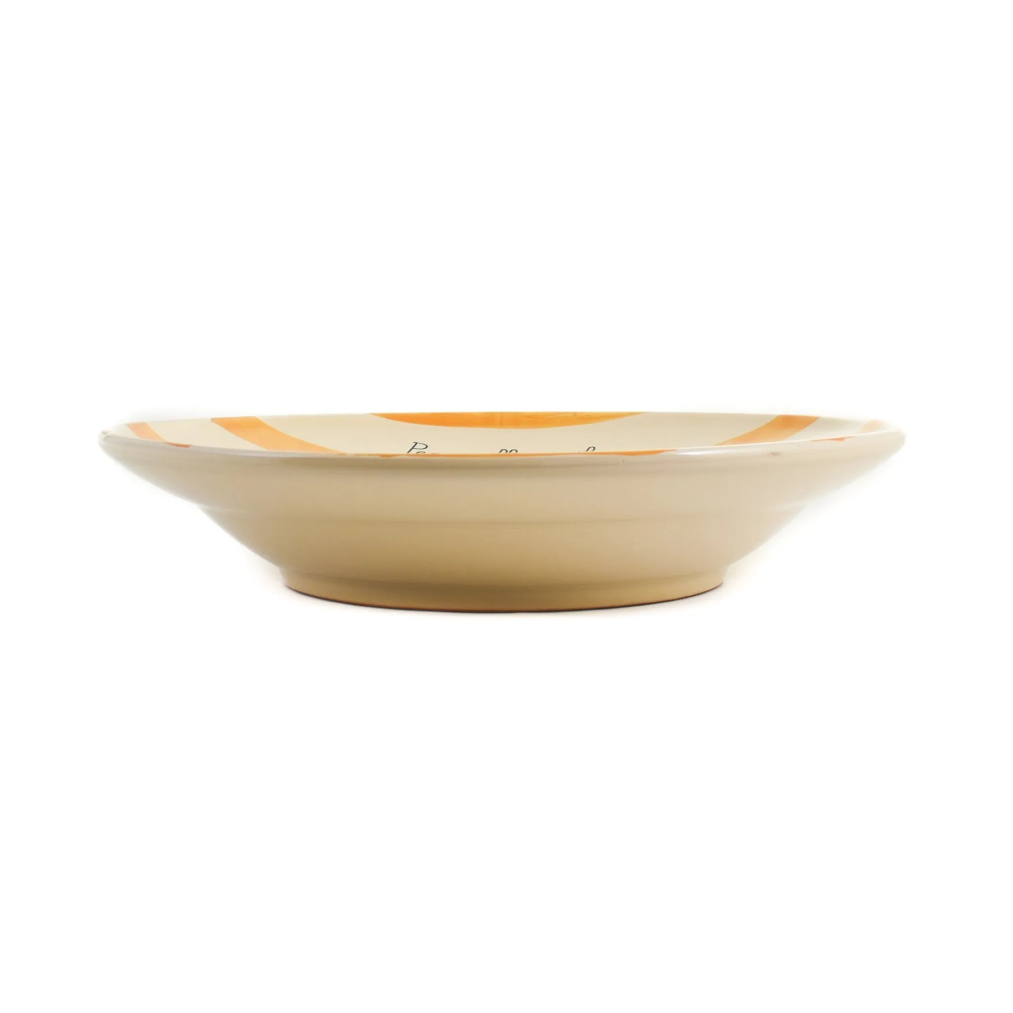 Discount Puglia "Penne Alla Vodka" Yellow Stripe Pasta Bowl, 29cm Crockery & Dinnerware|Bowls