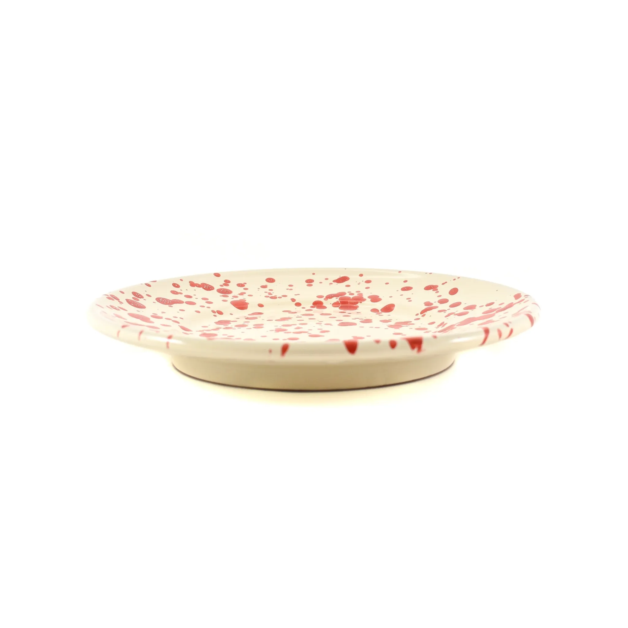 Clearance Puglia Red Splatter Side Plate, 19cm Italian Ingredients|Plates