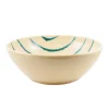 Sale Puglia Teal Stripe Large Salad Bowl, 34cm Crockery & Dinnerware|Bowls