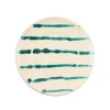 Puglia Teal Stripe Side Plate, 19cm Tableware Brands|Plates