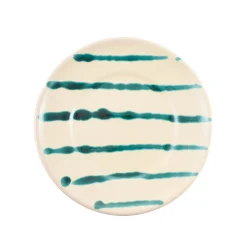 Puglia Teal Stripe Side Plate, 19cm Tableware Brands|Plates