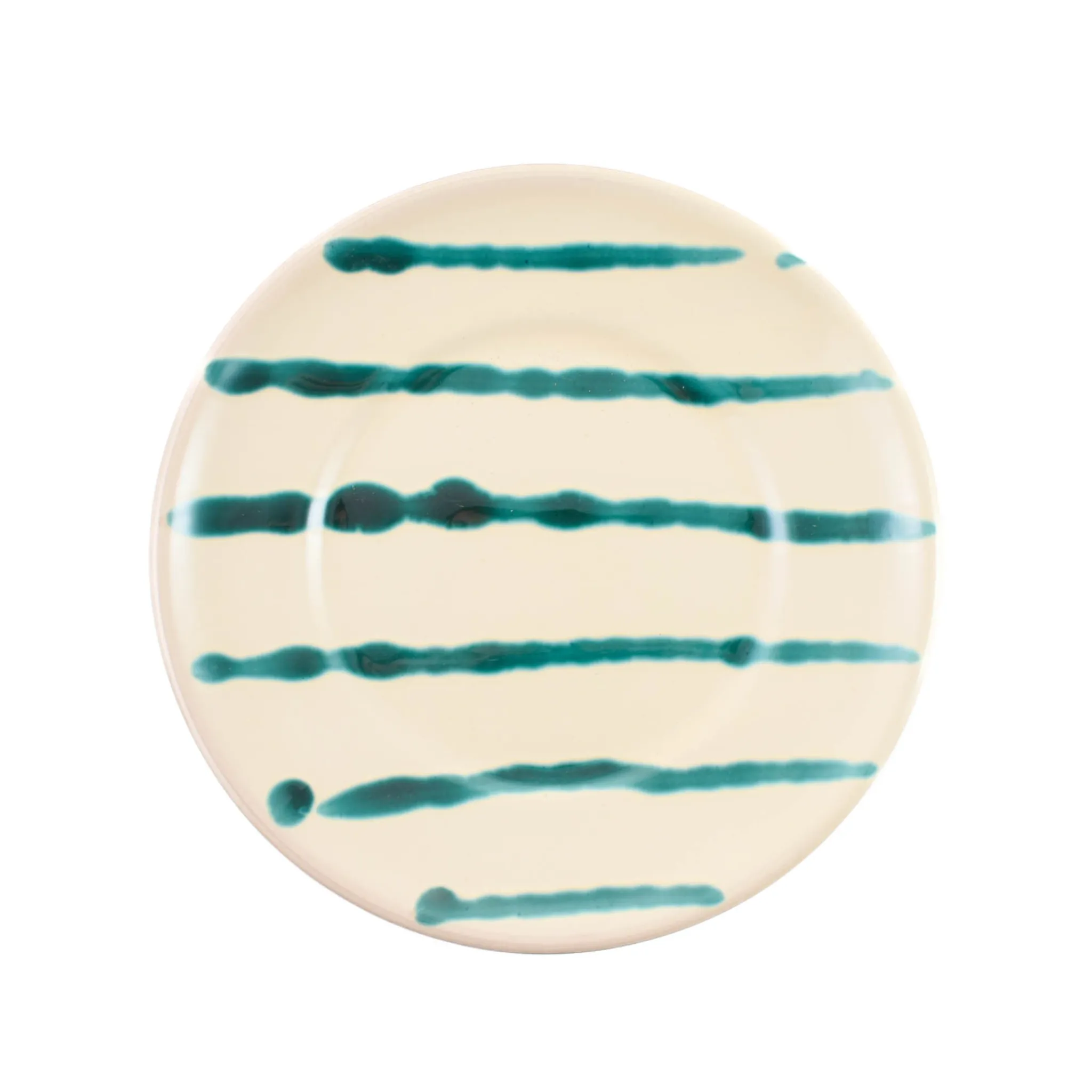 Puglia Teal Stripe Side Plate, 19cm Tableware Brands|Plates