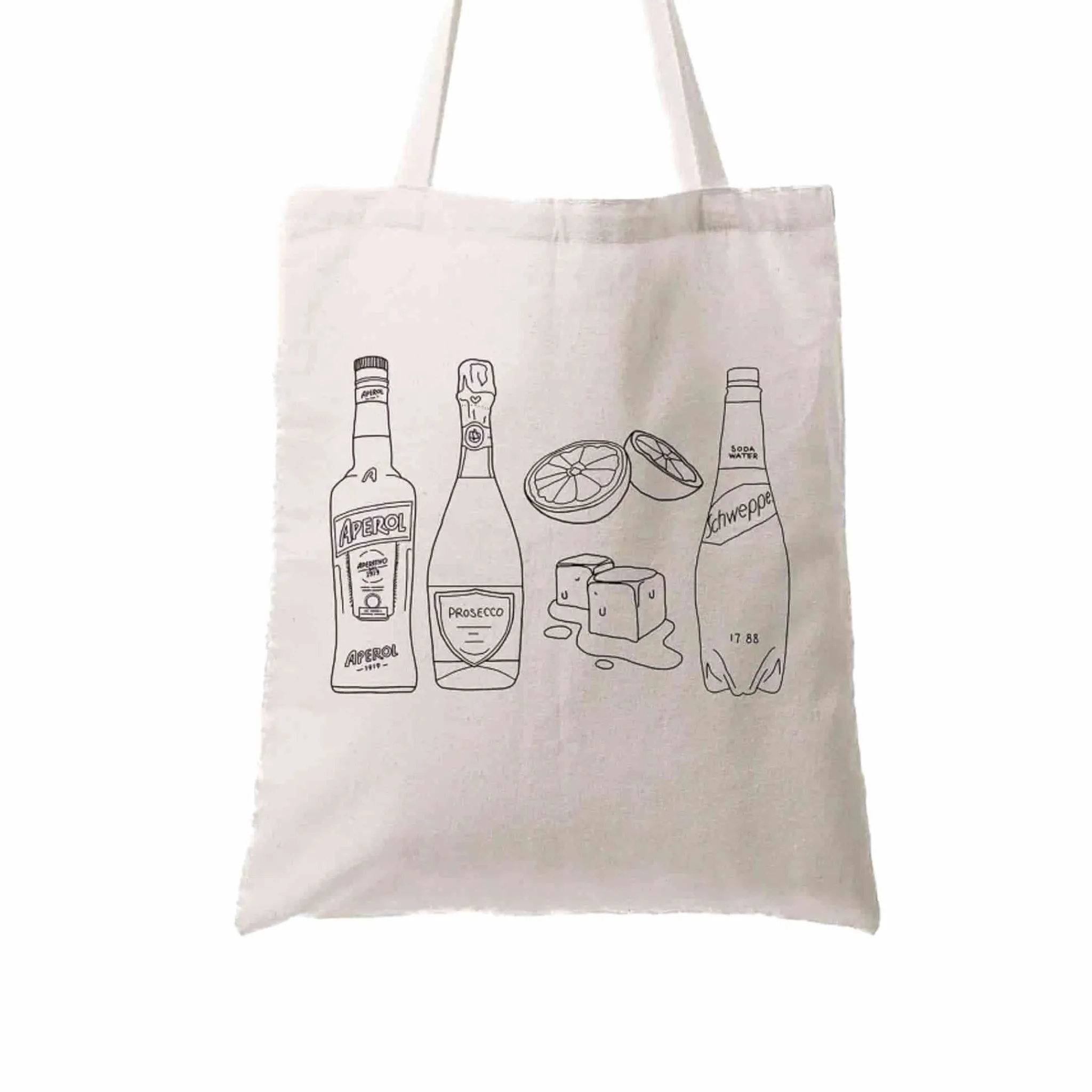 Hot Aperol Spritz Organic Cotton Tote Bag Tableware Brands
