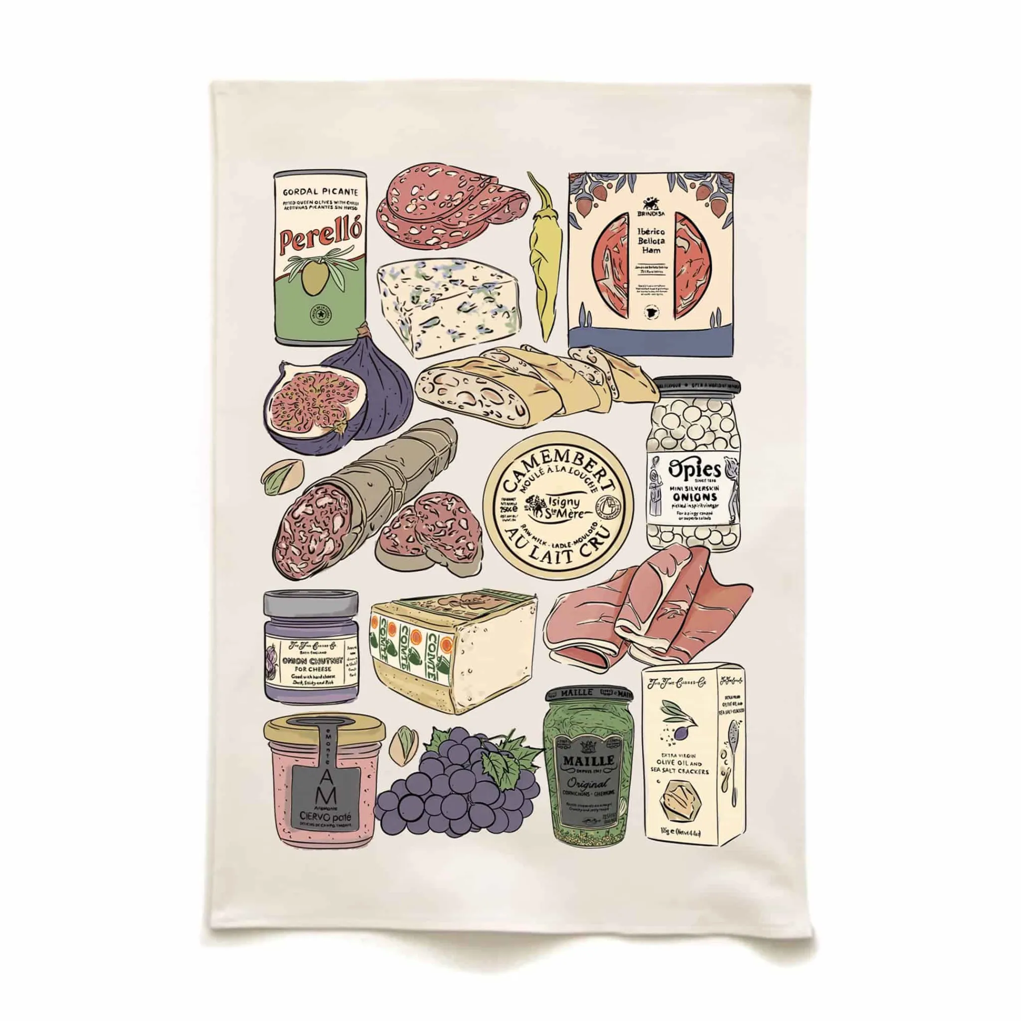 Outlet Charcuterie Organic Cotton Tea Towel Kitchen Textiles & Clothing