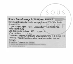Rausu Kombu for Dashi, 150g Ingredients Brands|Japanese Ingredients