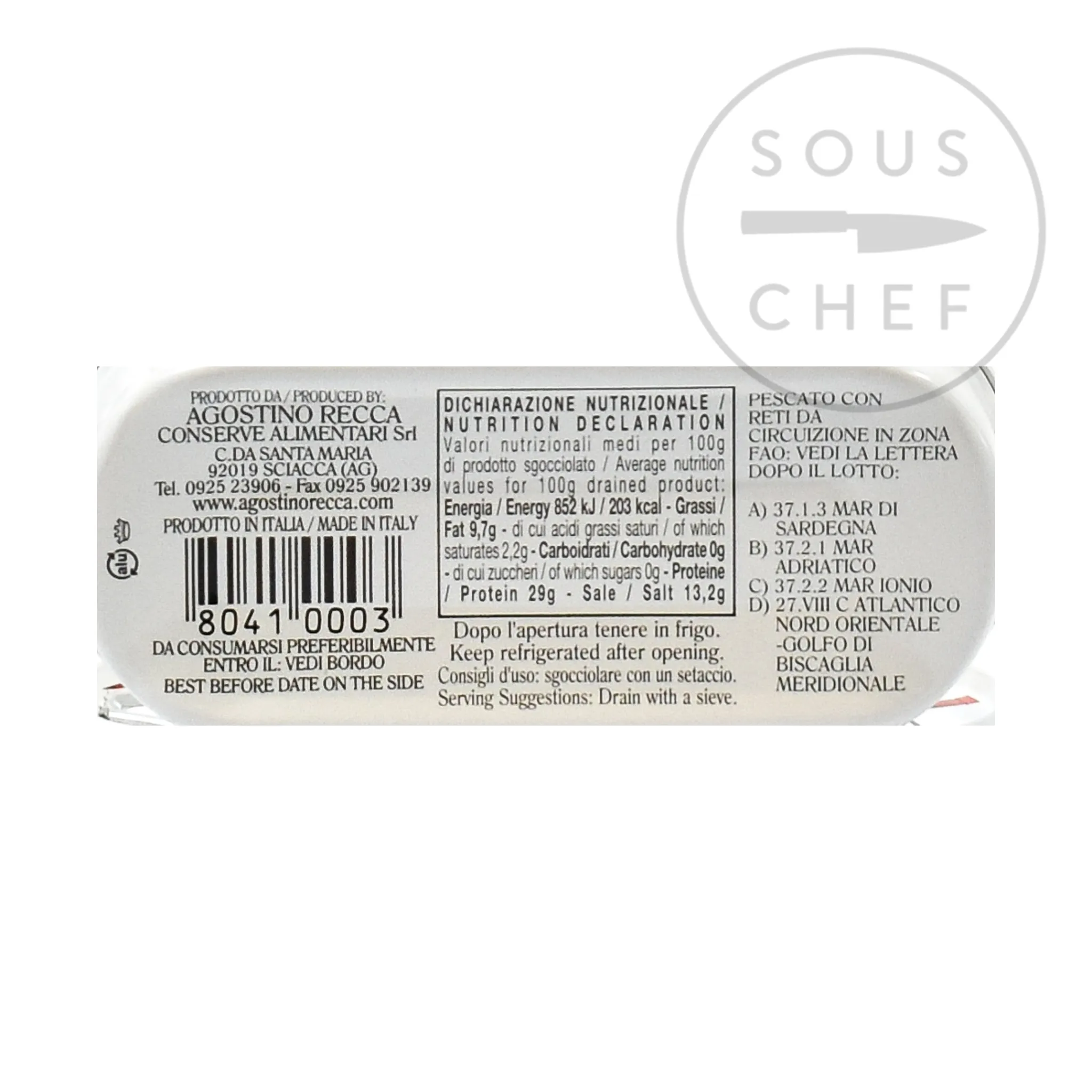 Sale Anchovy Fillets Italian Ingredients|Tinned Fish & Seafood