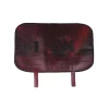 Red Buffalo Leather Knife Roll, 6 Slots Kitchen Knives