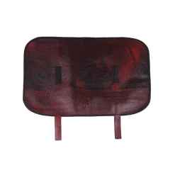 Red Buffalo Leather Knife Roll, 6 Slots Kitchen Knives