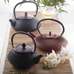 Clearance Red Cast Iron Teapot, 600ml Tableware Brands|Japanese Ingredients