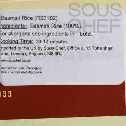 Best Basmati Rice, 1kg Ingredients Brands|Pasta, Rice & Beans
