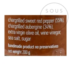 Red Pepper & Aubergine Paste, 200g Ingredients Brands|Greek Ingredients