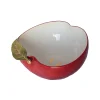 Best Apple Bowl with Gold Detail, 19.5x21cm Crockery & Dinnerware|Bowls