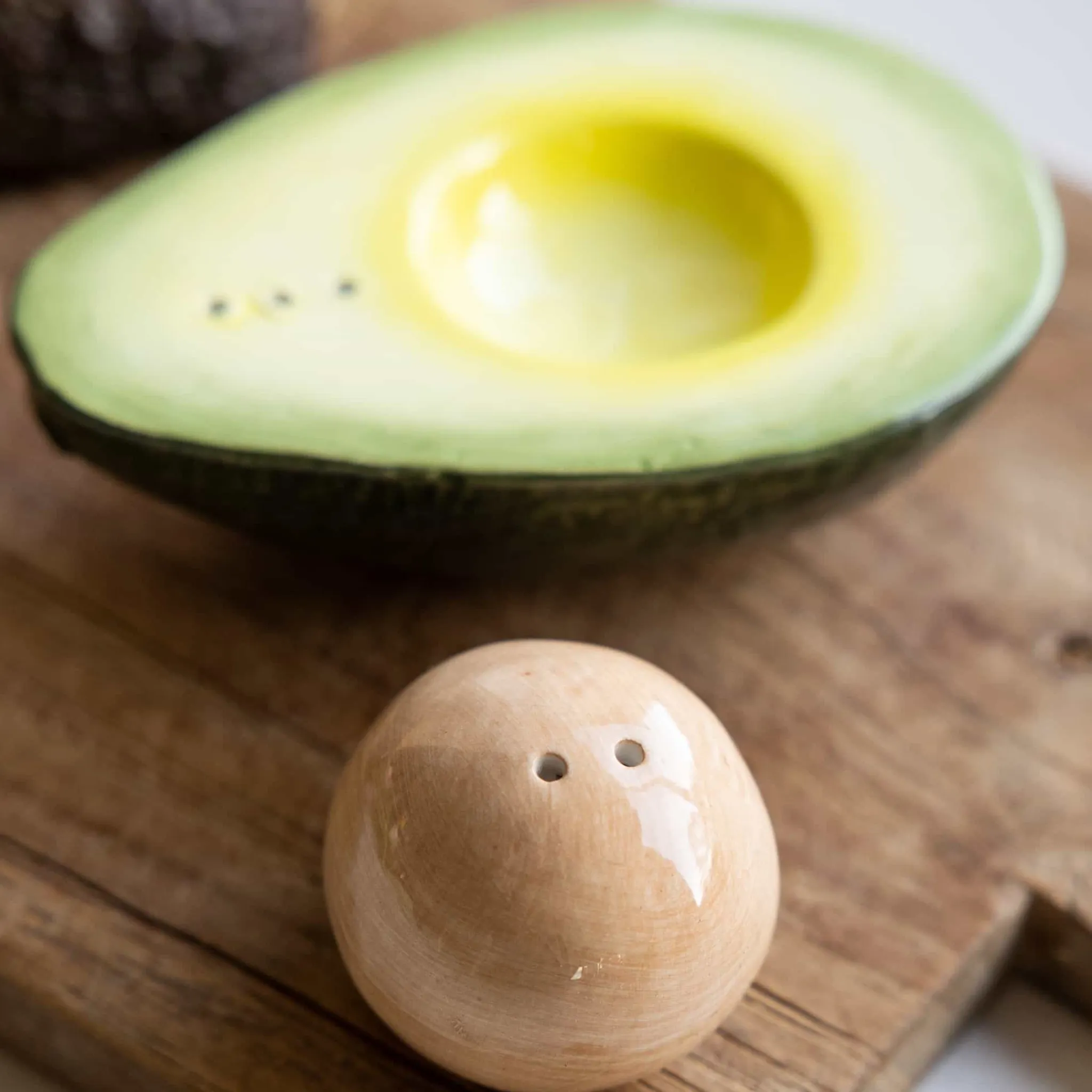 Online Avocado Salt & Pepper Shaker Set Kitchen Tools & Utensils