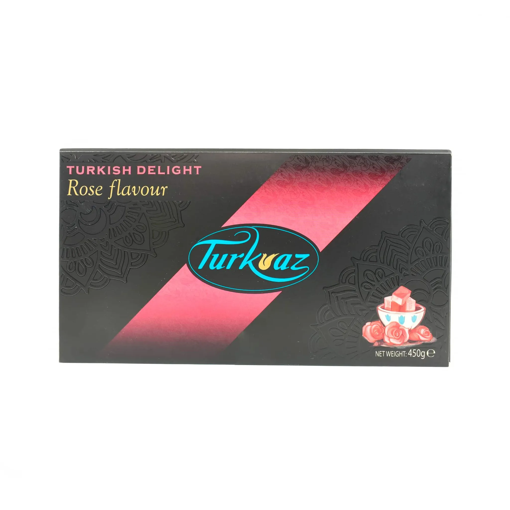 Outlet Rose Turkish Delight, 450g Ingredients Brands|Middle Eastern Ingredients