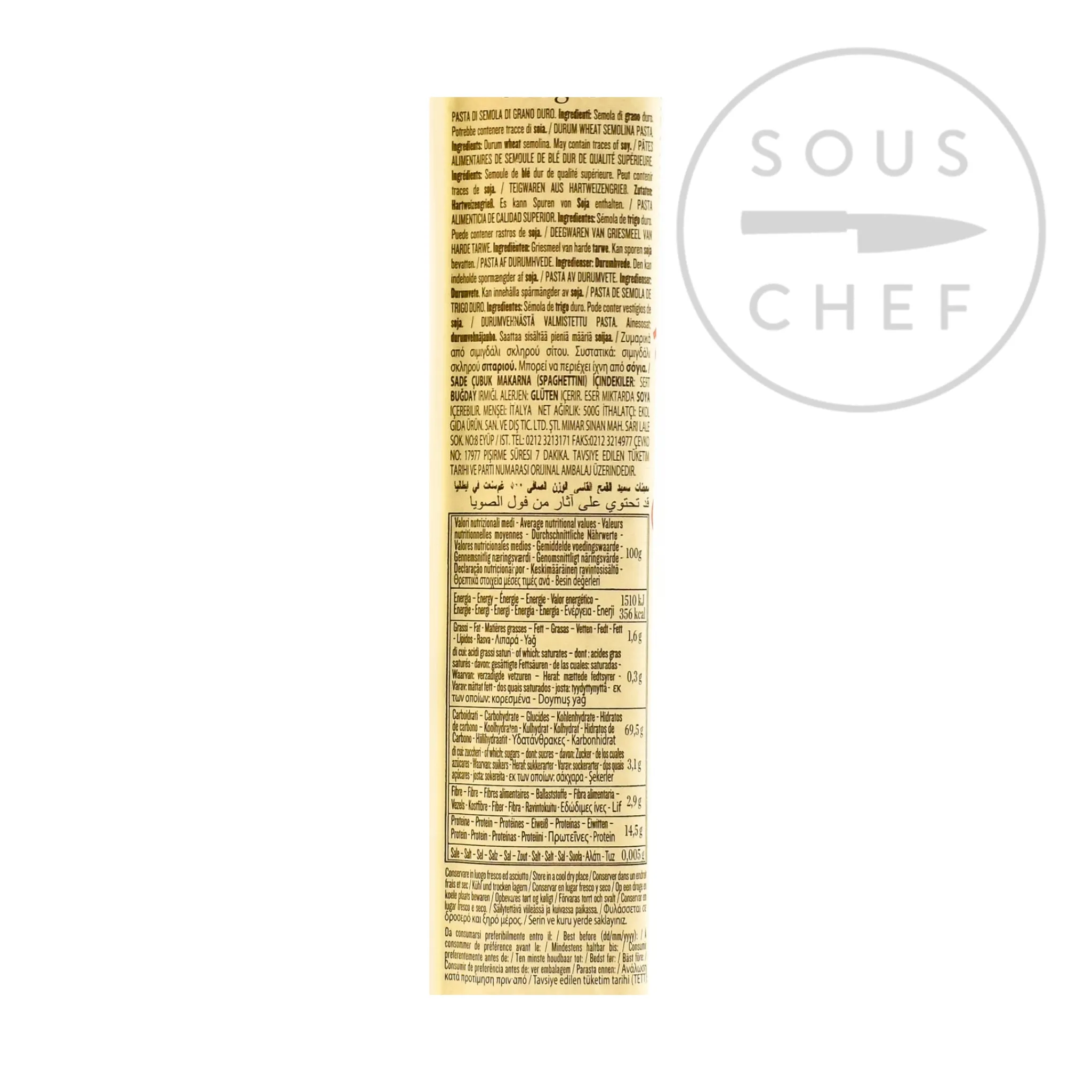 Clearance Spaghettini, 500g Ingredients Brands|Italian Ingredients