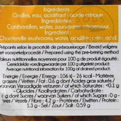 Outlet Chanterelle Mushrooms, 185g Ingredients Brands|French Ingredients