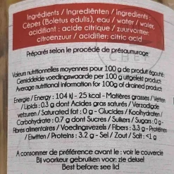 New Porcini Mushrooms, 185g Ingredients Brands|French Ingredients