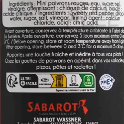 Sale Red Pepper Drops, 22.8cl Ingredients Brands|Vegetables