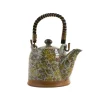 Online Saku Floral Japanese Teapot Japanese Ingredients|Japanese Tableware