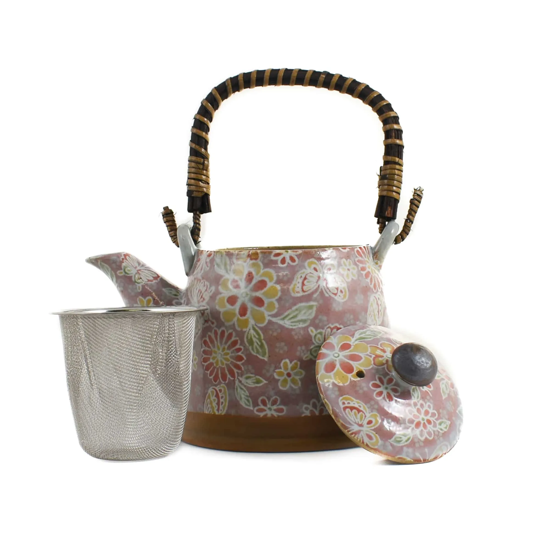 Best Saku Pink Japanese Teapot Japanese Ingredients|Japanese Tableware