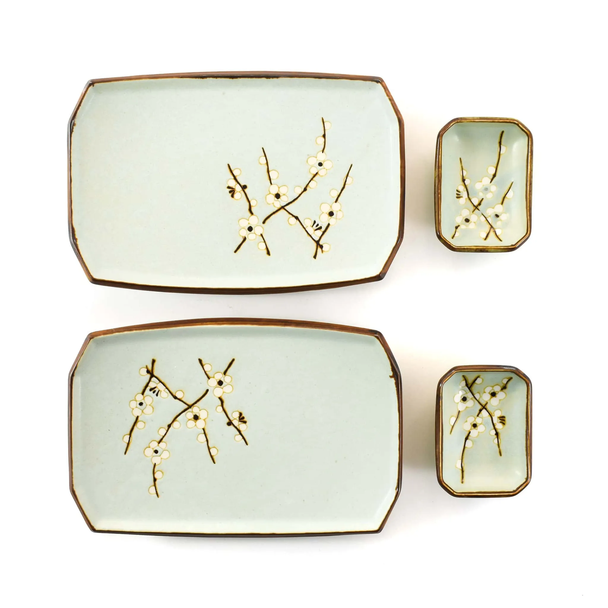 Clearance Sakura Blossom Sushi Serving Set Tableware Brands|Japanese Ingredients