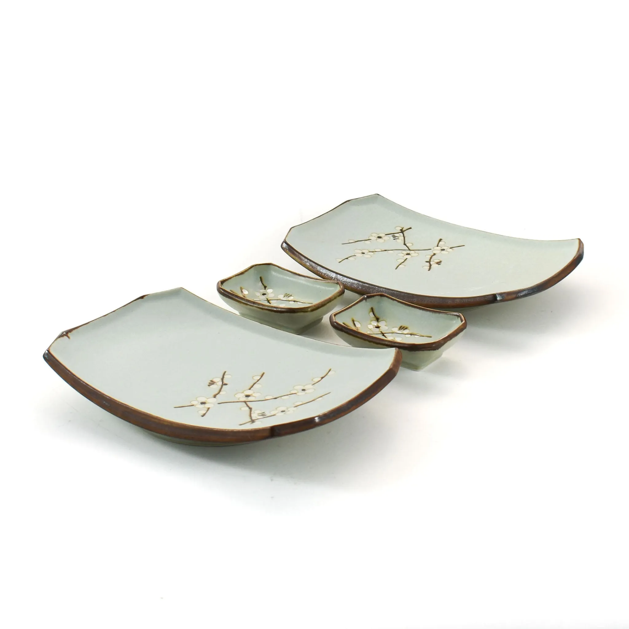 Clearance Sakura Blossom Sushi Serving Set Tableware Brands|Japanese Ingredients