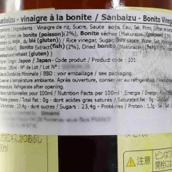 Discount Sanbaizu Vinegar With Bonito, 180ml Ingredients Brands|Japanese Ingredients