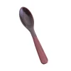 Clearance Black Horn & Rosewood Salt Spoon, 9cm Tableware Brands|Cutlery