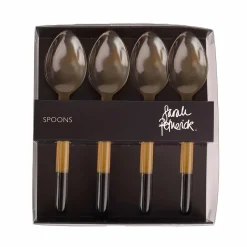 Outlet Light Horn Egg Spoons, Set of 4 Serveware|Cutlery