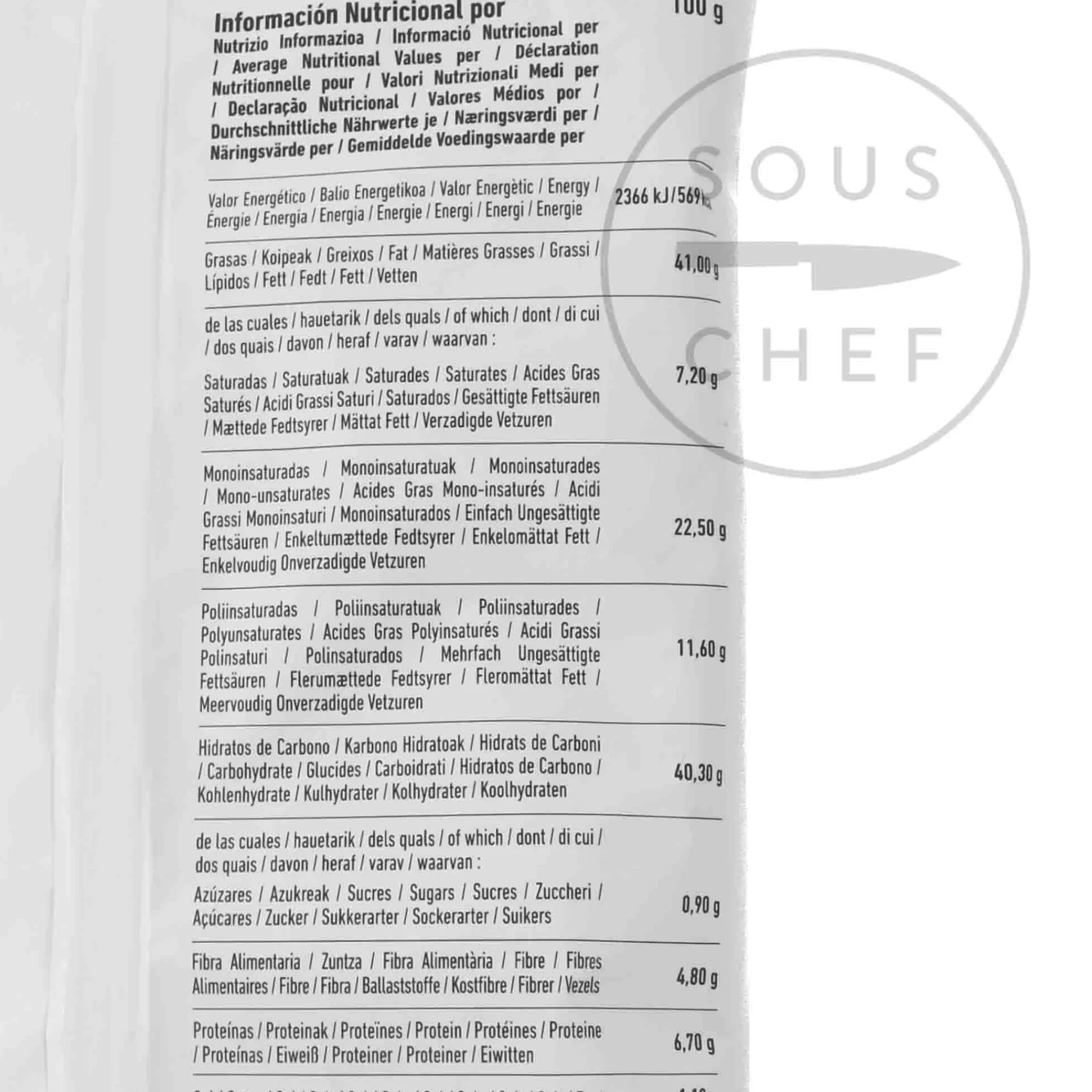 Hot Sarriegui Spicy Chorizo Crisps, 125g Ingredients Brands|Spanish Ingredients