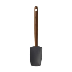 Online Carbonized Ash & Silicone Spatula Spoon, 28cm Kitchen Tools & Utensils