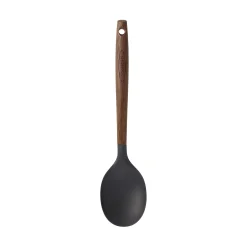Carbonized Ash & Silicone Spoon, 31cm Kitchen Tools & Utensils