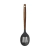 Best Carbonized Ash & Silicone Slotted Spoon, 31cm Kitchen Tools & Utensils