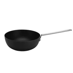 Discount TechnIQ Non-Stick Curved Saute Pan, 26cm Pots & Pans