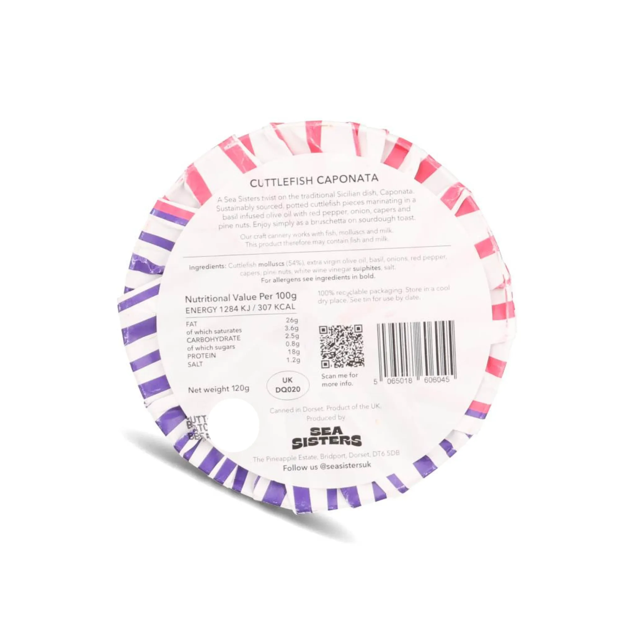 Best Limited Edition Cuttlefish Caponata with Basil & Pinenuts, 120g Ingredients Brands|Tinned Fish & Seafood