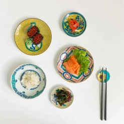 Sale Porcelain Assorted Floral Chopstick Rests, Set of 5 Tableware Brands|Japanese Ingredients