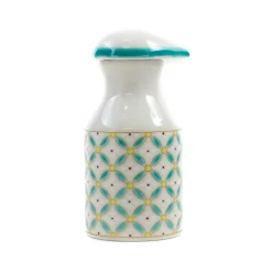New Porcelain Geometric Motif Soy Sauce Pourer Japanese Ingredients|Japanese Tableware