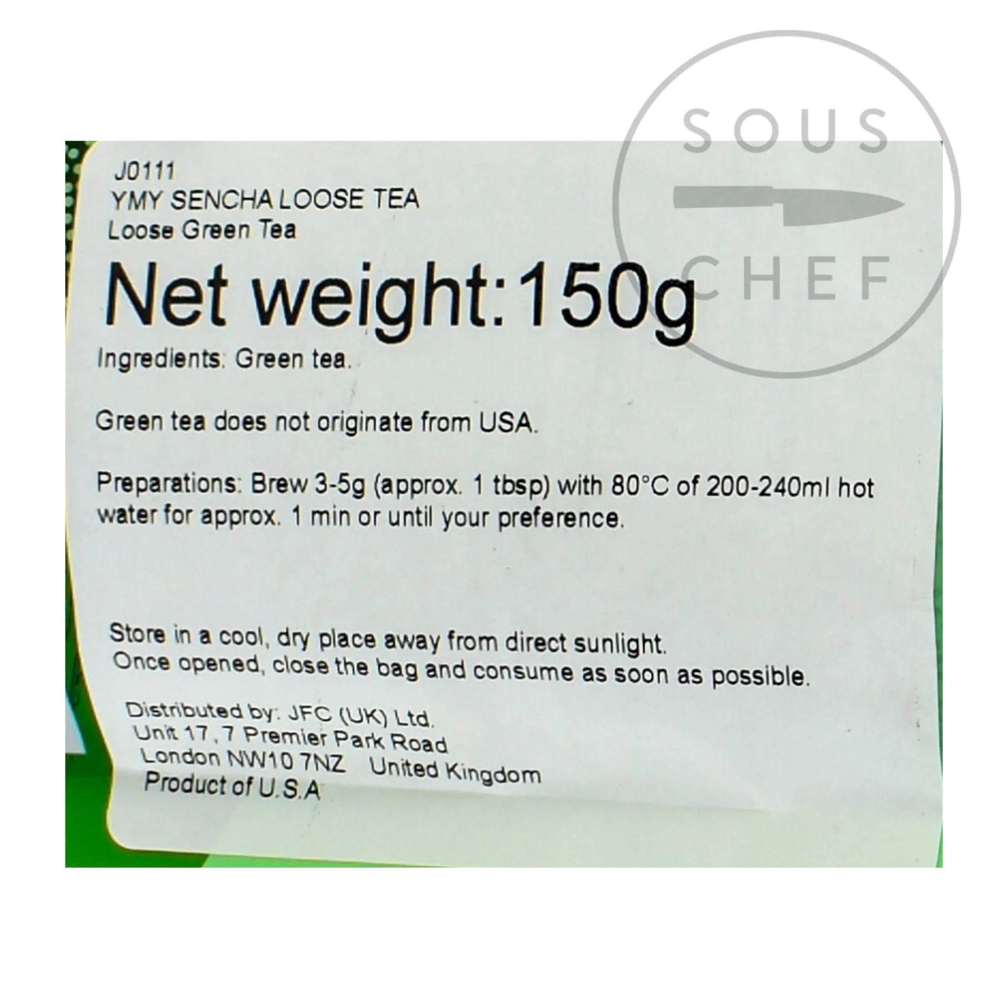 Outlet Sencha Green Tea, 150g Ingredients Brands|Japanese Ingredients