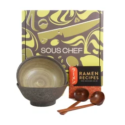 New Setchi Ramen Bowl Set Japanese Ingredients|Crockery & Dinnerware